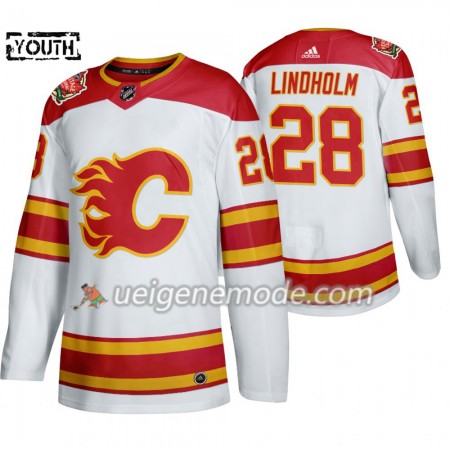 Kinder Eishockey Calgary Flames Trikot Elias Lindholm 28 Adidas 2019 Heritage Classic Weiß Authentic